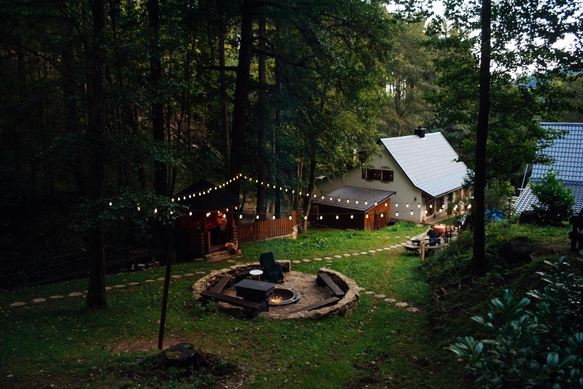 Chata Pohadka- "Lesni Udoli" Perštejn Extérieur photo